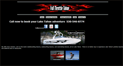 Desktop Screenshot of fullthrottletahoe.com